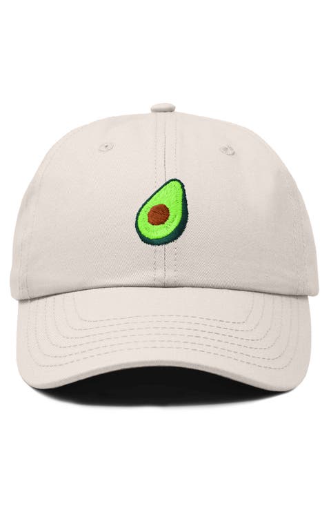 Avocado Embroidered Food Hat