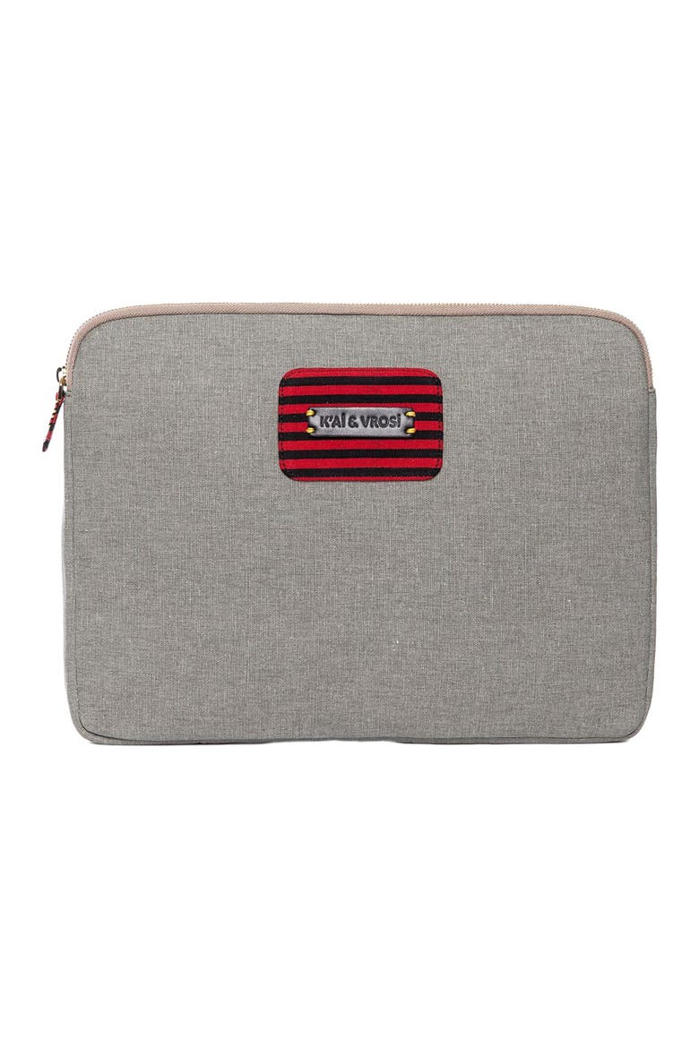 Zipped Canvas Laptop Case - for 13", 14", Main, color, Gray