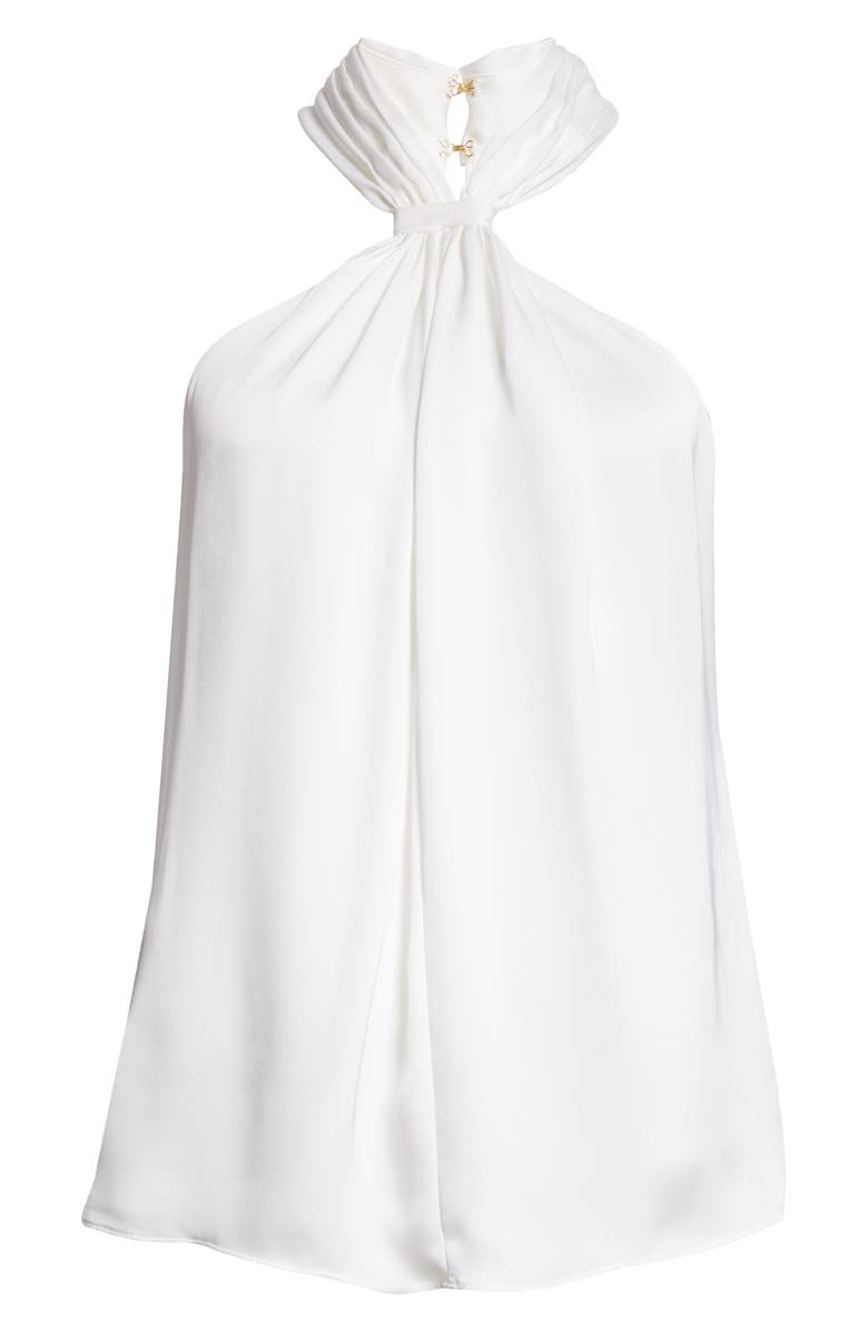 Ramy Brook Maia Gather Sleeveless Top, Alternate, color, Ivory