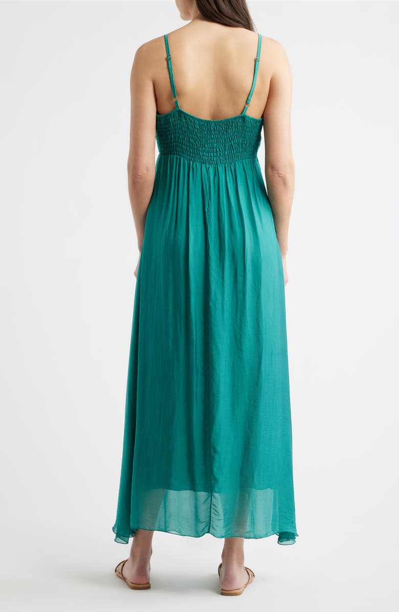 DELUC Dolce Sleeveless Maxi Dress, Alternate, color, Green