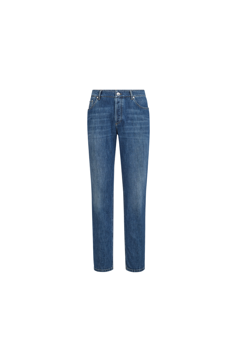 Lightweight denim trousers, Alternate, color, Medium Denim