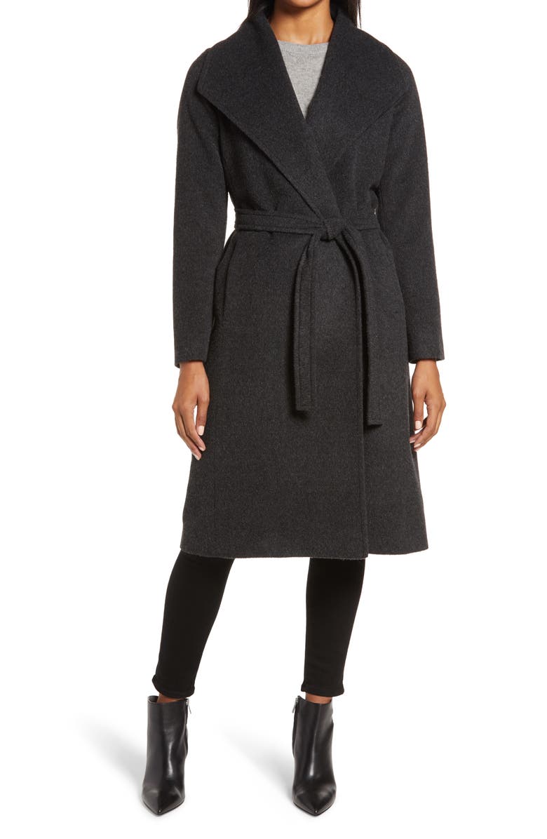 HiSO Alpaca Blend Wrap Coat, Main, color, 