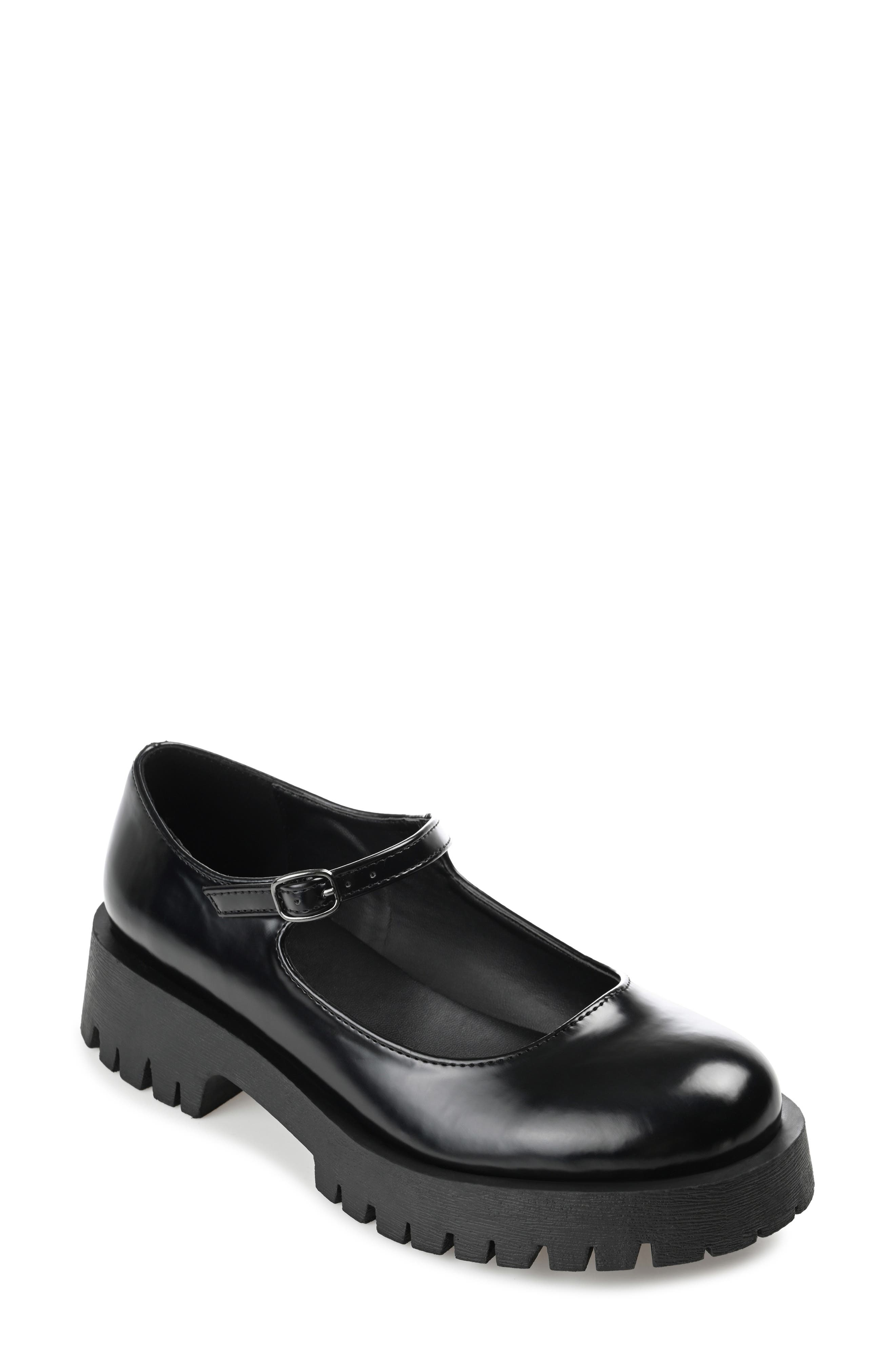 Journee Collection Kamie Mary Jane Platform Flat