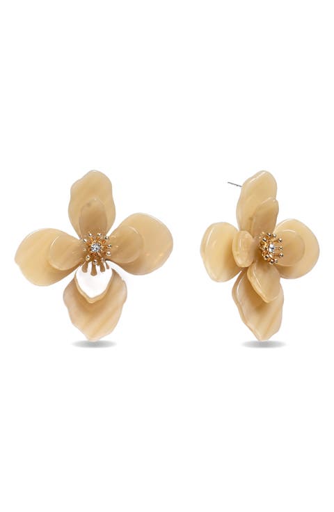 Ysabel Flower Stud Earrings