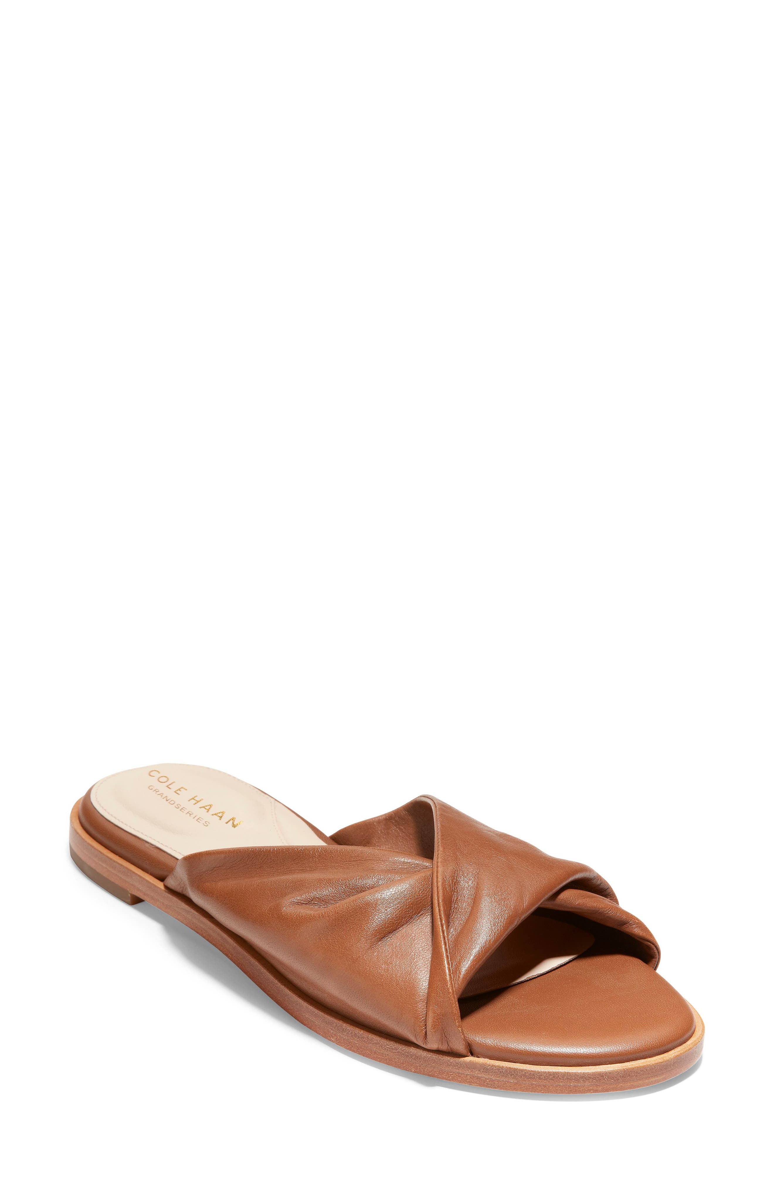 Alyx Slide Sandal, Main, color, CARAMEL