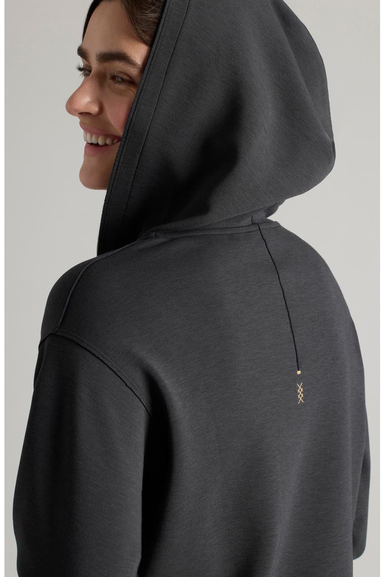 DreamGlow Full Zip Hoodie, Alternate, color, BLACK