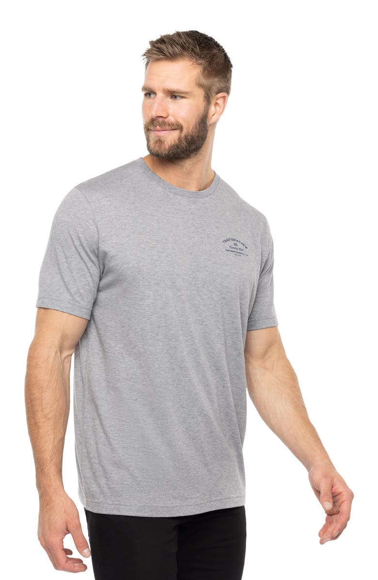 TravisMathew Seeing Double Cotton Graphic T-Shirt, Alternate, color, Heather Grey