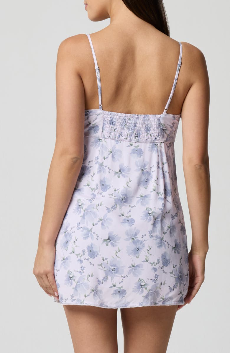 Florence by Mills Floral Square Neck Mini Sundress, Alternate, color, Floral Watercolor