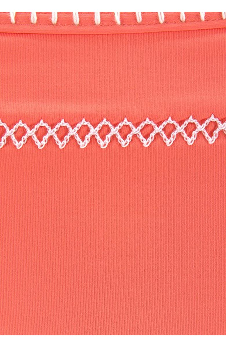 LASCANA Women's Strappy Cheeky Bikini Bottom, Alternate, color, Coral