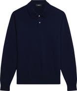 Theory Goris Cashmere Polo Sweater