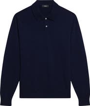 Theory Goris Cashmere Polo Sweater