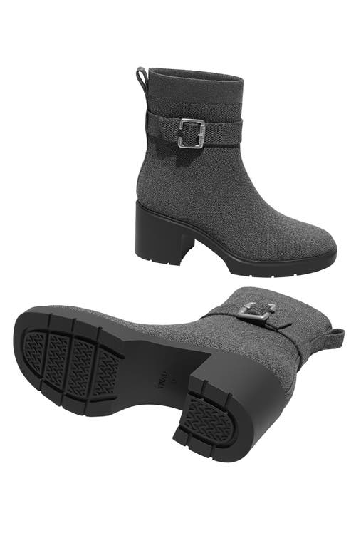 Vivaia Square-toe Water-repellent Heeled Boots In Gray