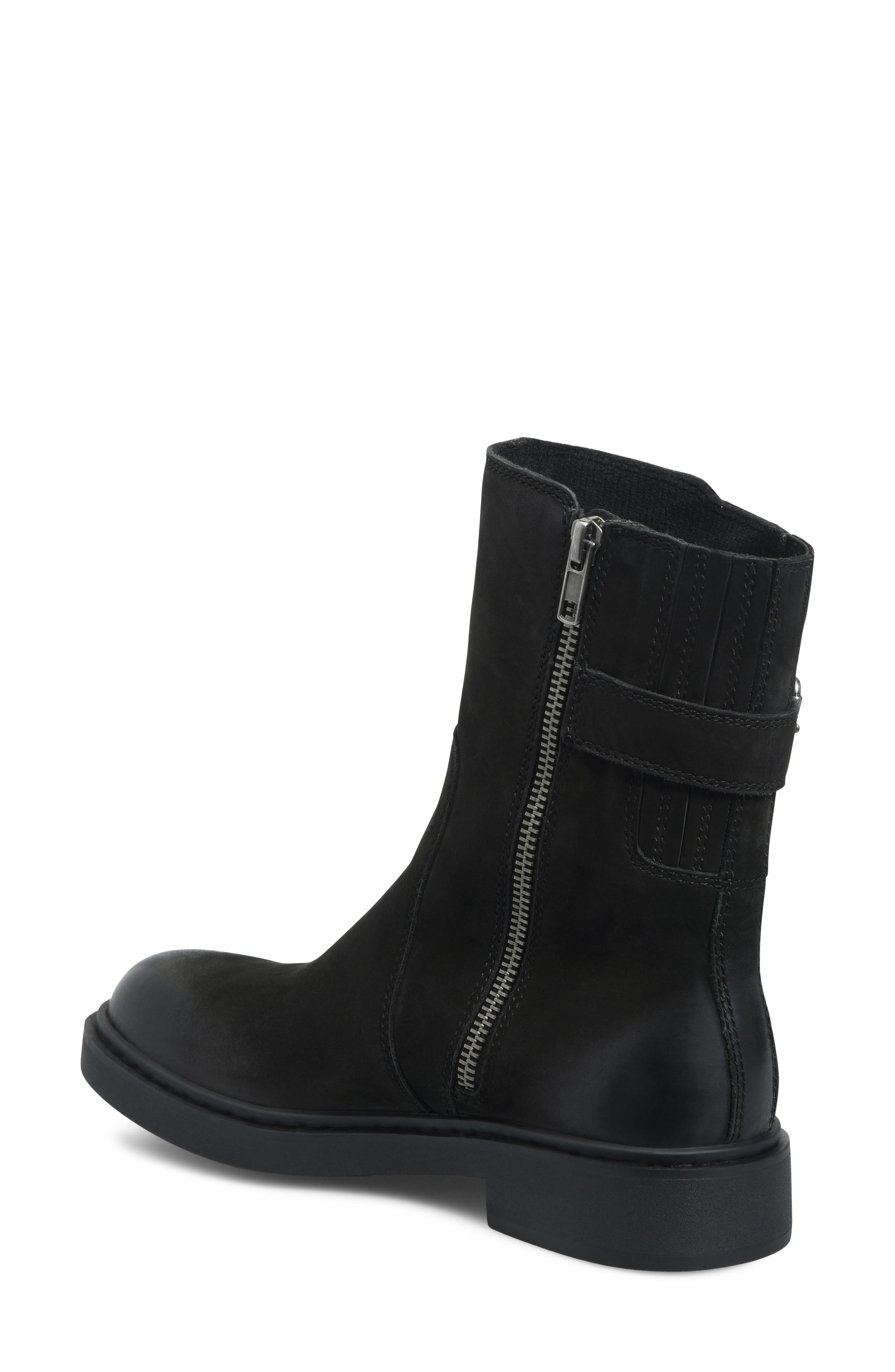 Boyer Leather Boot, Alternate, color, BLACK NUBUCK
