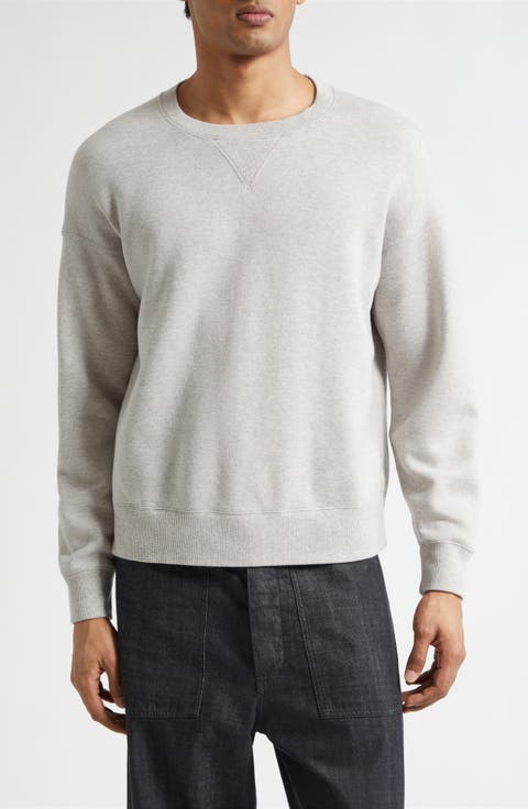 Jumbo Fine Wool & Cotton Sweatshirt