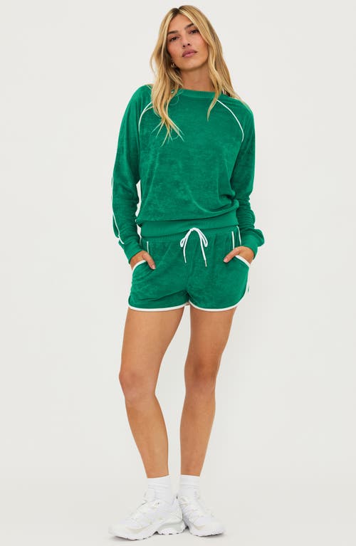 BEACH RIOT BEACH RIOT RYNN VELOUR SHORTS 