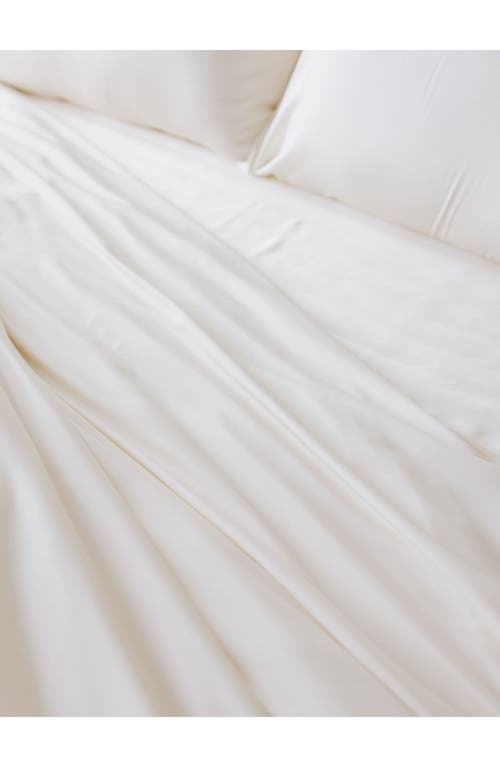 Cozy Earth Wrinkle Resistant Duvet Cover In Creme