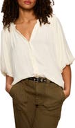 Sanctuary Plenty of Love Crinkle Button-Up Top