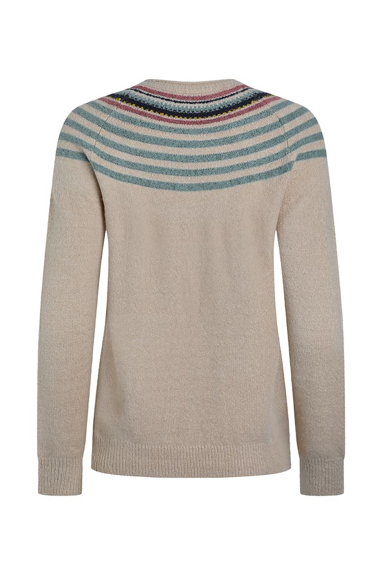 Sinatra Patterned Knit Sweater, Alternate, color, Ecru