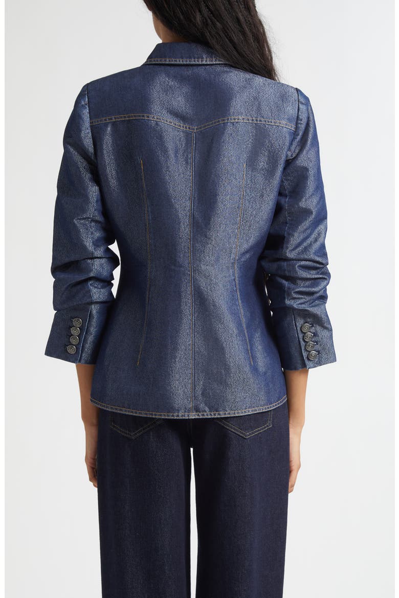 Louisa Denim Blazer, Alternate, color, MINUIT