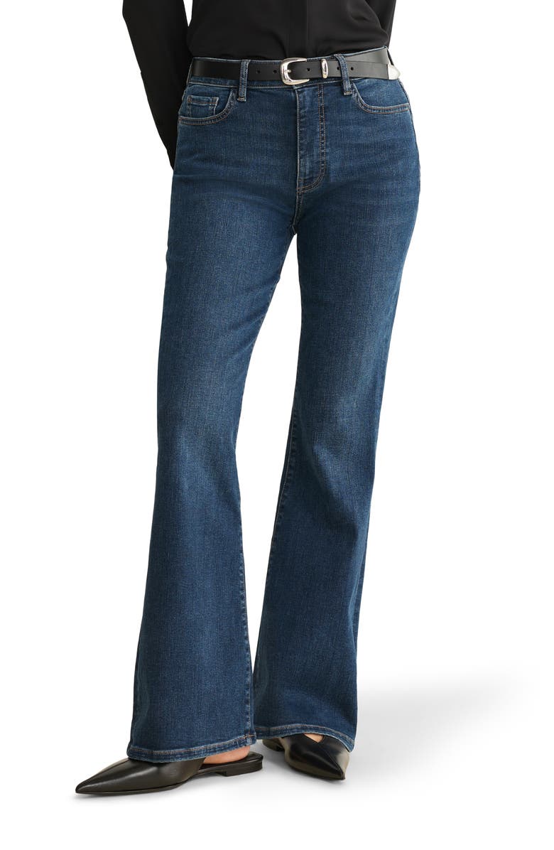 WARP+WEFT NAO High Waist Bootcut Jeans, Main, color, Porter