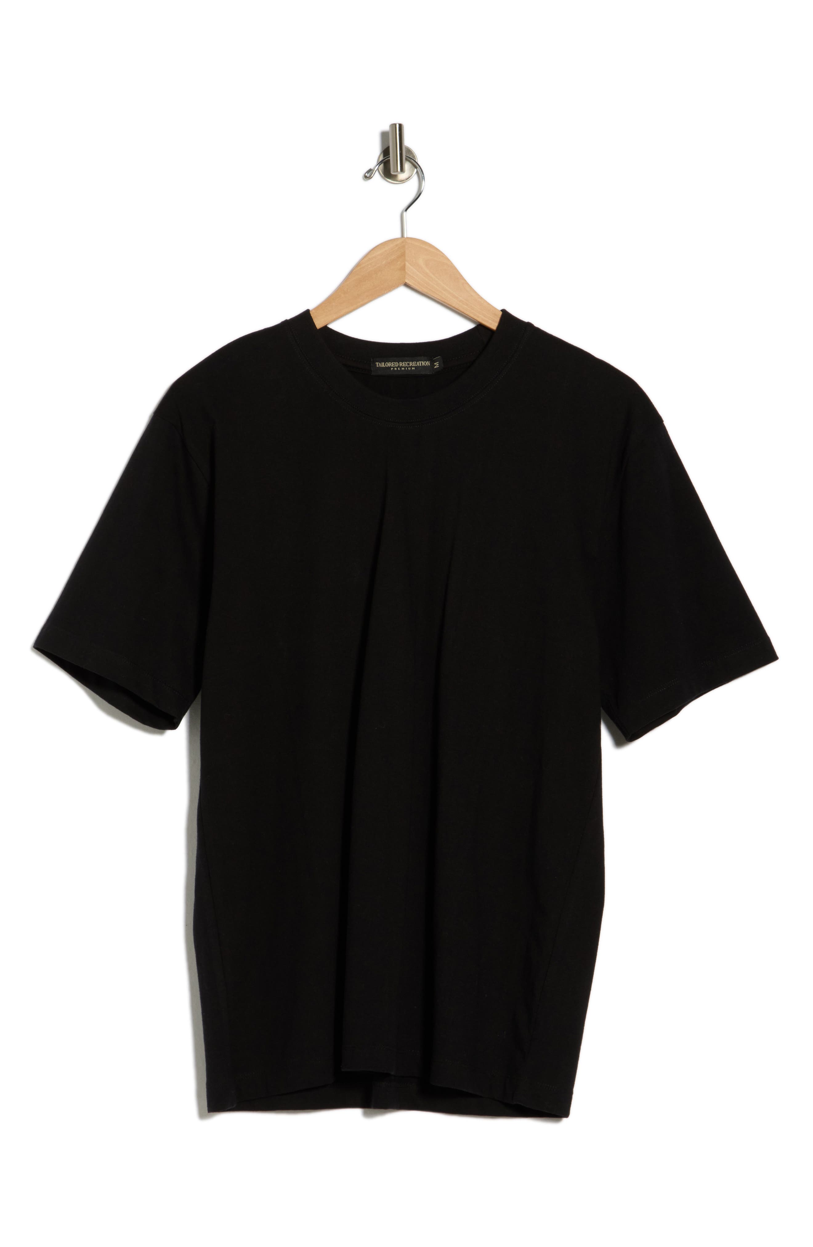 T.R. PREMIUM Oversize Stretch Cotton T-Shirt