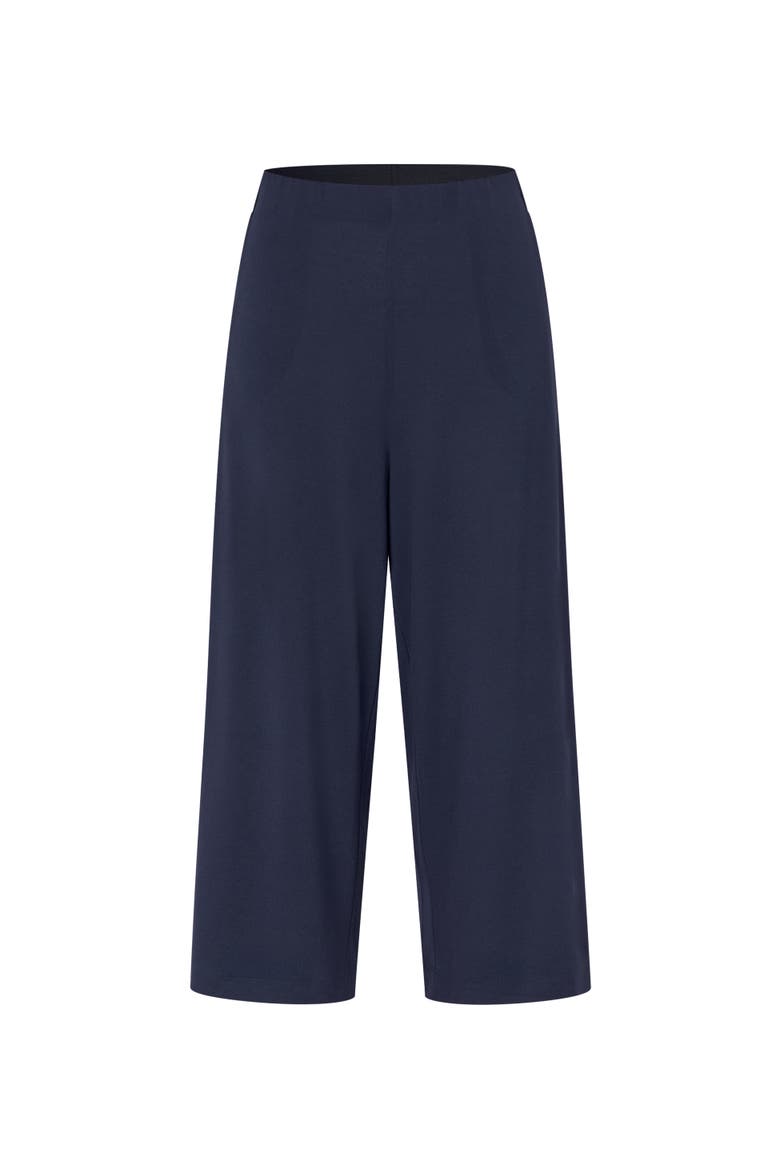 Mapryvora Wide Leg Cropped Trouser, Alternate, color, Navy