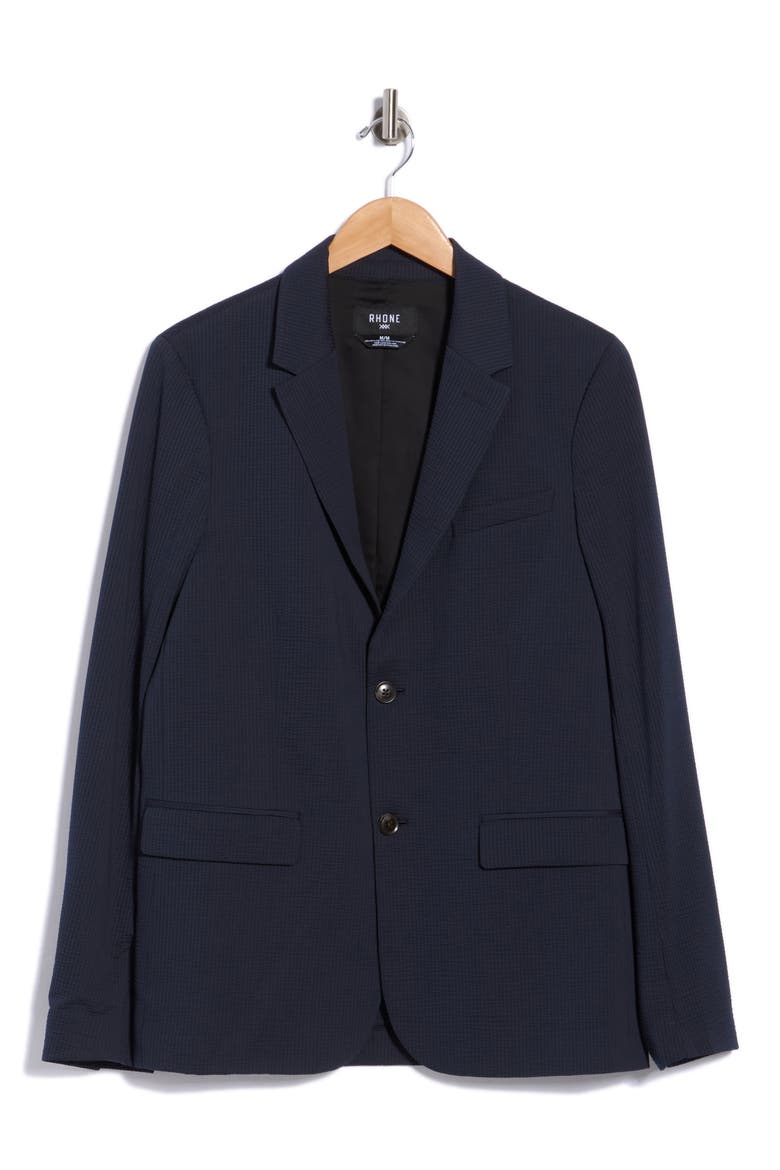 Commuter Seersucker Sport Coat, Main, color, TRUE NAVY