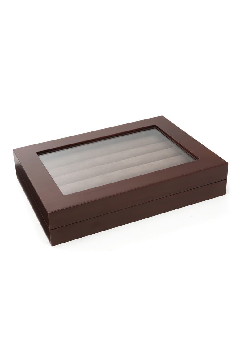 Cuff Links Collectors Case, Main, color, BROWN