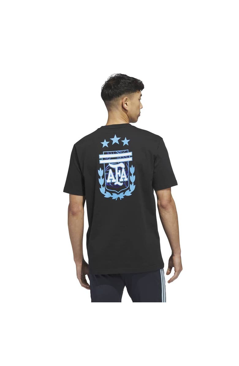 adidas Men's adidas Black Argentina National Team 2026 Away Jersey Hook T-Shirt, Alternate, color, Black