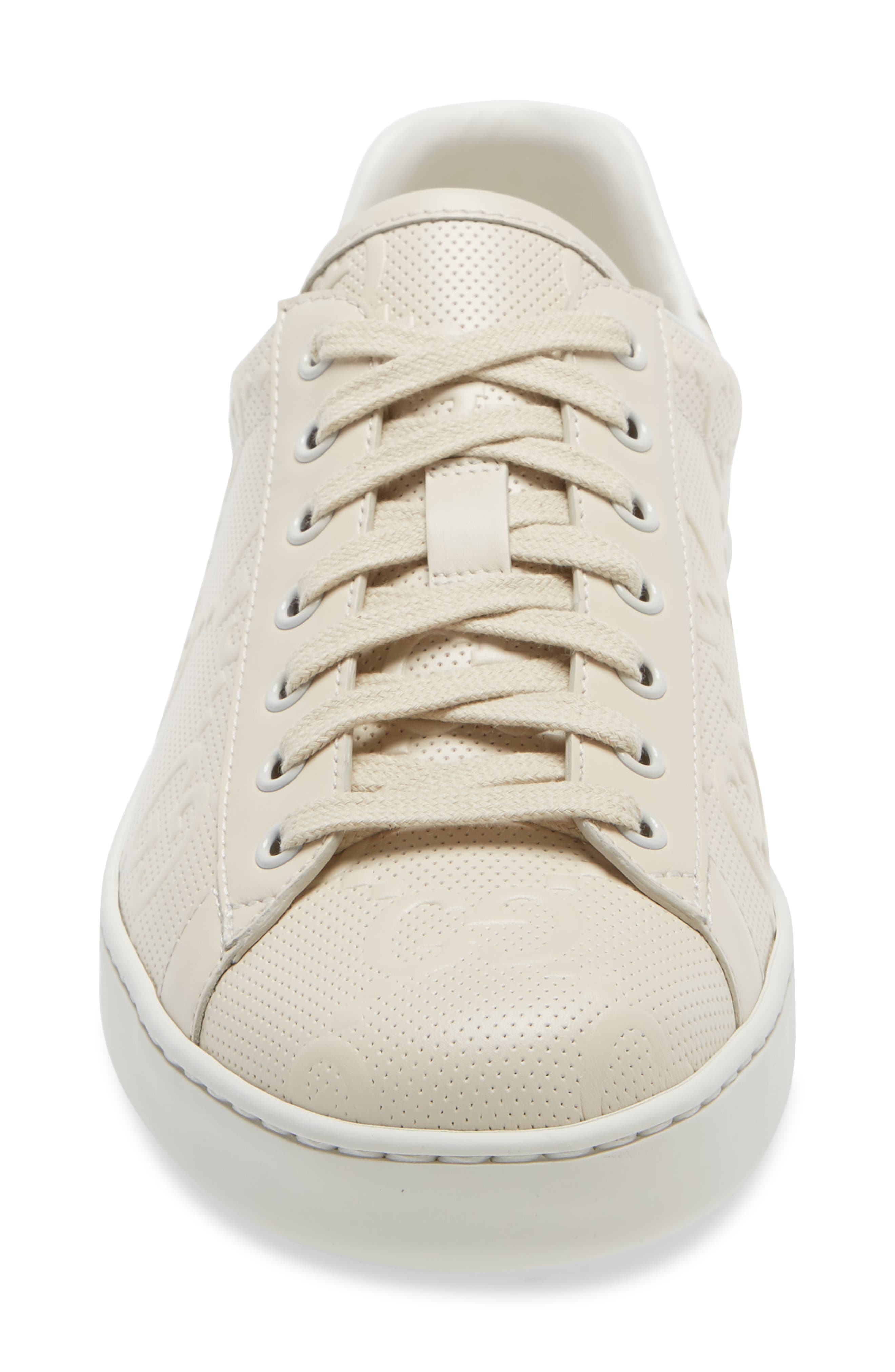 New Ace Logo Low Top Sneaker, Alternate, color, OFF WHITE