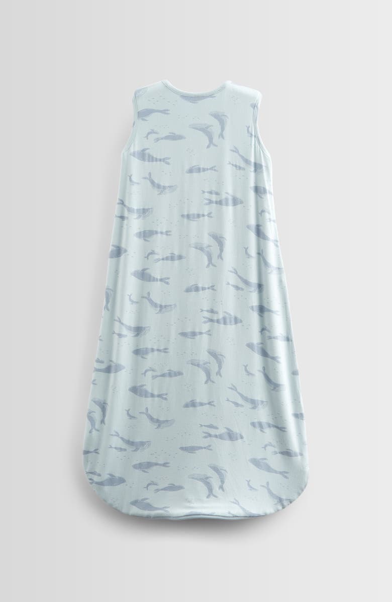 Nordstrom Print Wearable Blanket, Alternate, color, Blue Wander Whale Party