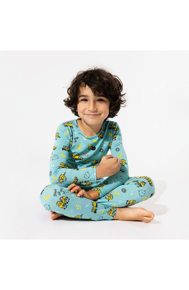Bellabu Bear Kids' Minions Bello Banana Set of 2 Piece Pajamas, Alternate, color, 