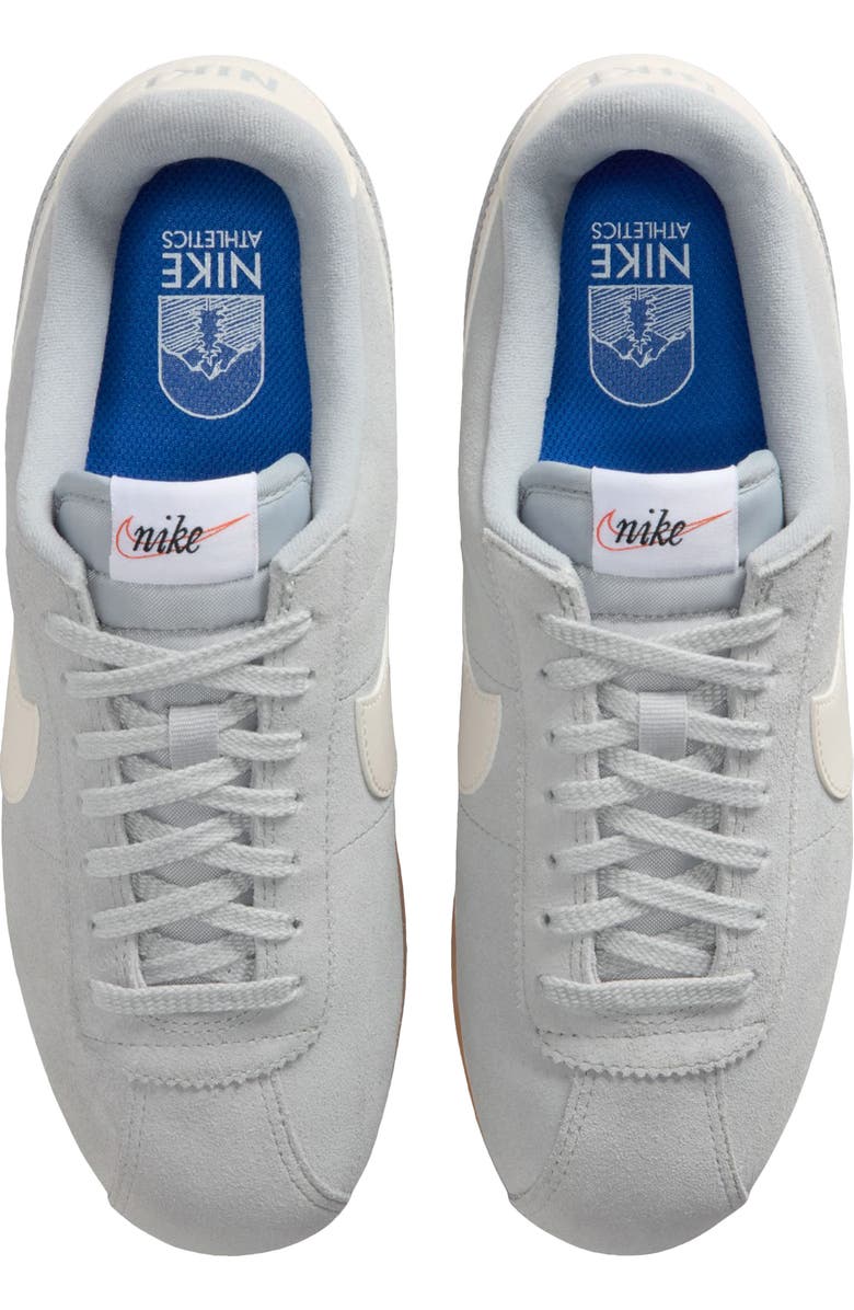 Nike Cortez Suede Sneaker, Alternate, color, Smoke Grey/ Light Brown/ Sail