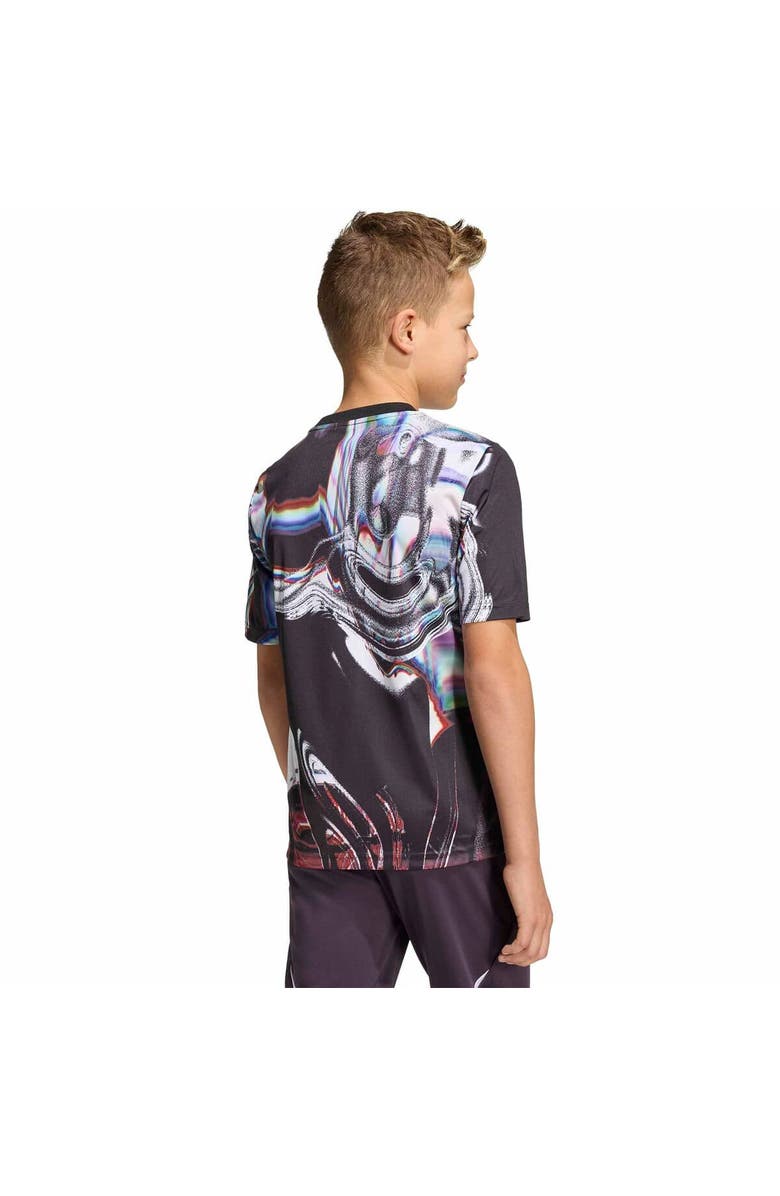 adidas Youth adidas Black Manchester United 2025/26 Pre-Match Training Jersey, Alternate, color, Black