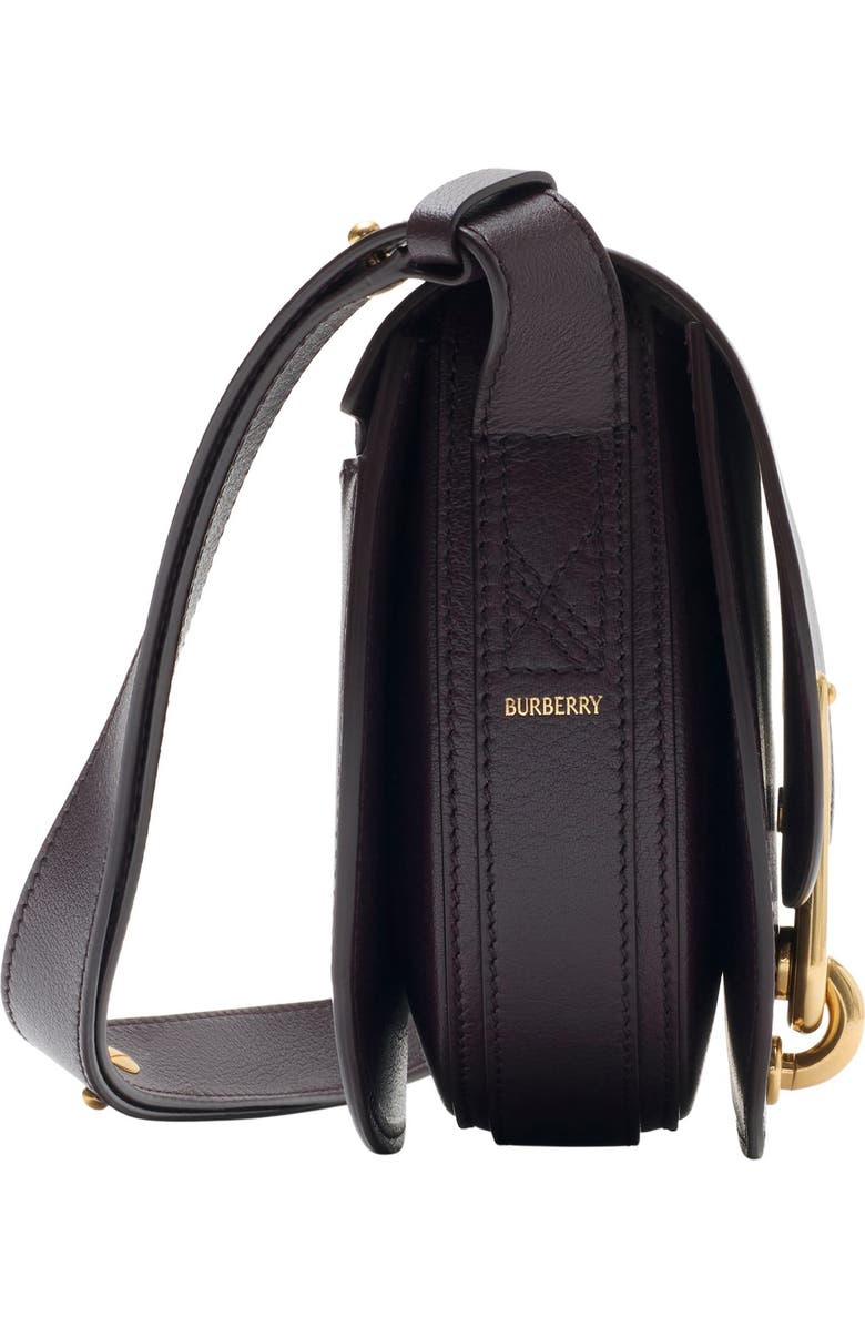 Burberry Small Bridle Logo Leather Crossbody Bag, Alternate, color, Rubus