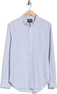 Bonobos Everyday Slim Fit Cotton & Linen Long Sleeve Button-Down Shirt