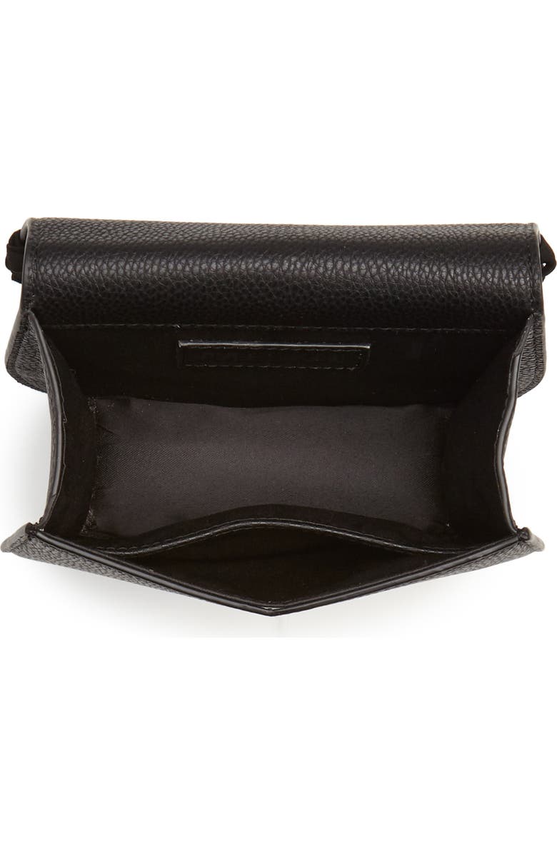 Jules Kae Mini Dylan Fringe Faux Leather Crossbody Bag, Alternate, color,