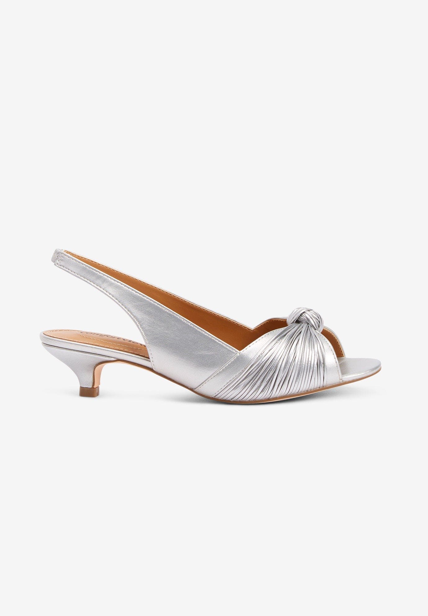 The Katelyn Slingback, Alternate, color, SILVER