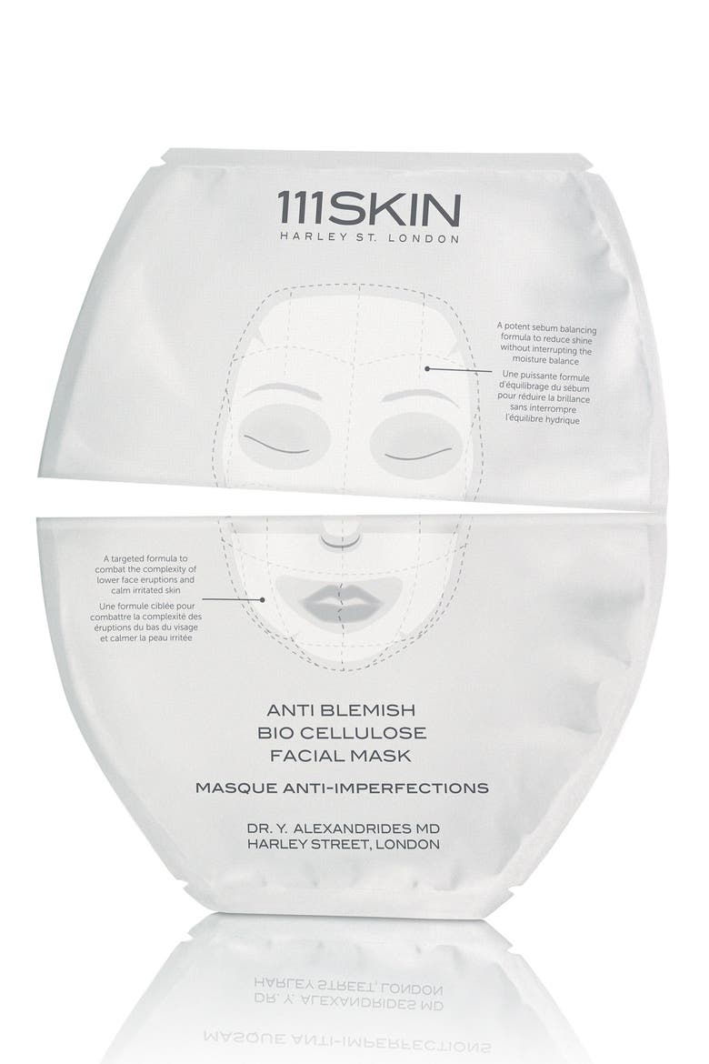 5-Count Anti-Blemish Bio-Cellulose Facial Mask, Alternate, color, NO COLOR