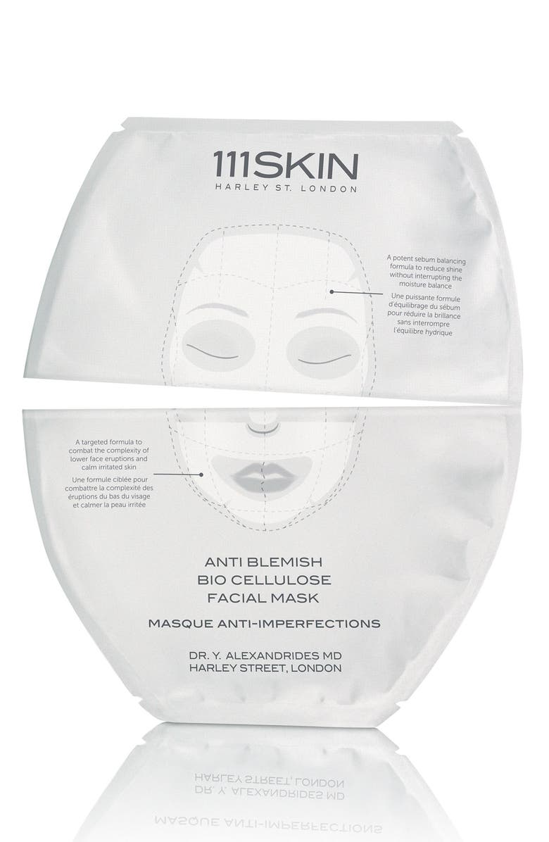111SKIN 5-Count Anti-Blemish Bio-Cellulose Facial Mask, Alternate, color,