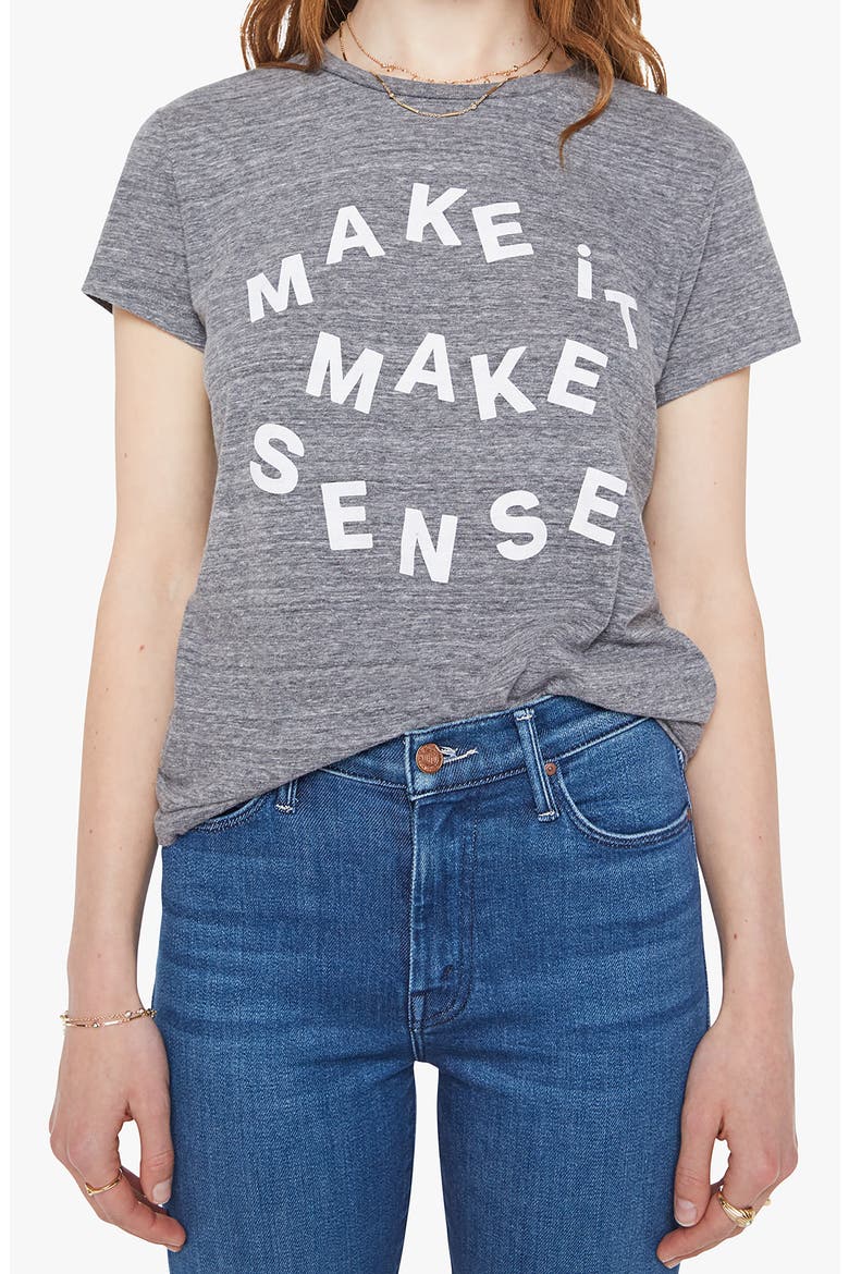 The Boxy Goodie Goodie Graphic T-Shirt, Main, color, MAKE IT MAKE SENSE