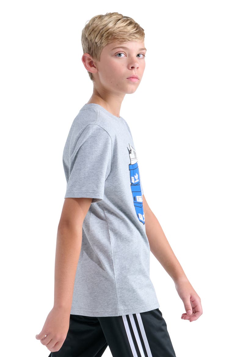 Kids' Shoebox Graphic T-Shirt, Alternate, color, GREY HEATHER