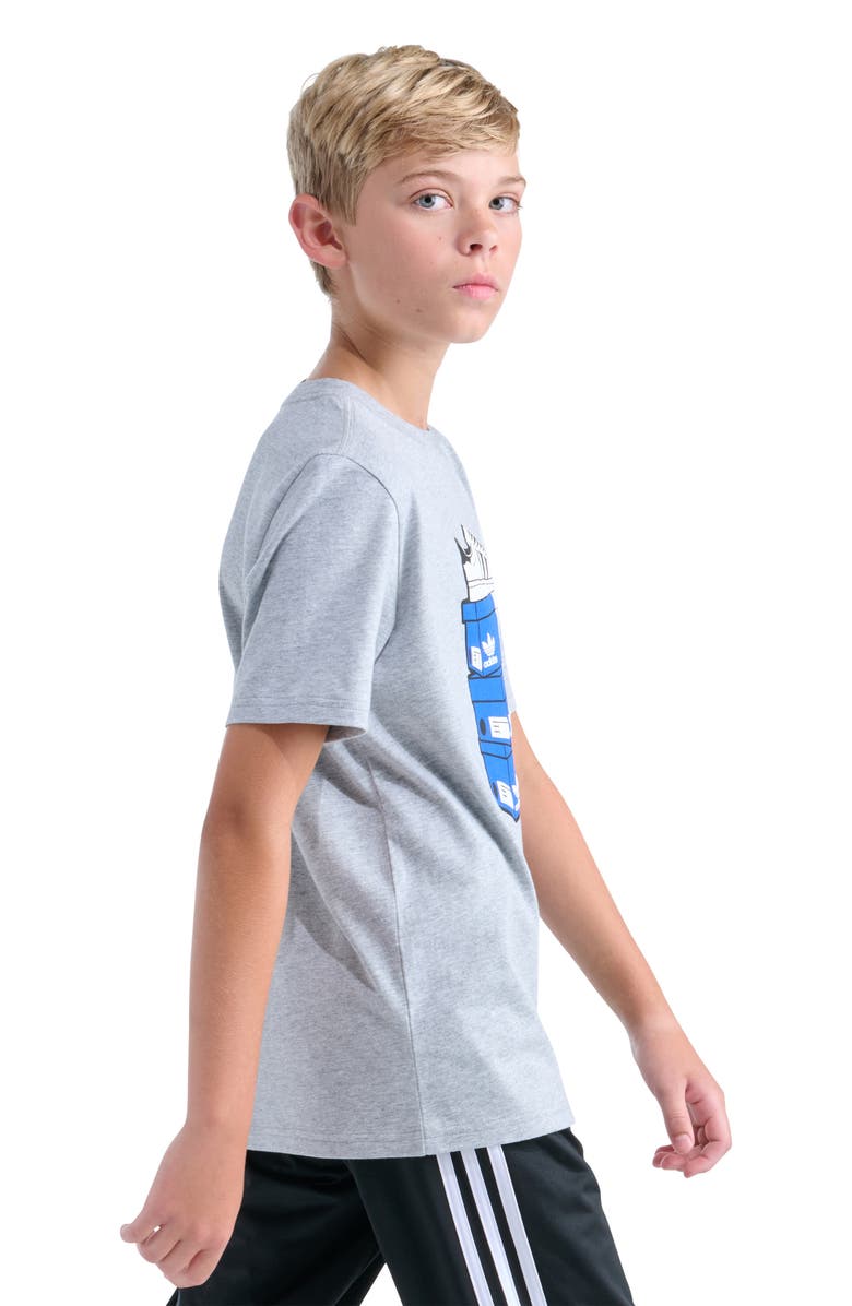 adidas Originals Kids' Shoebox Graphic T-Shirt, Alternate, color,