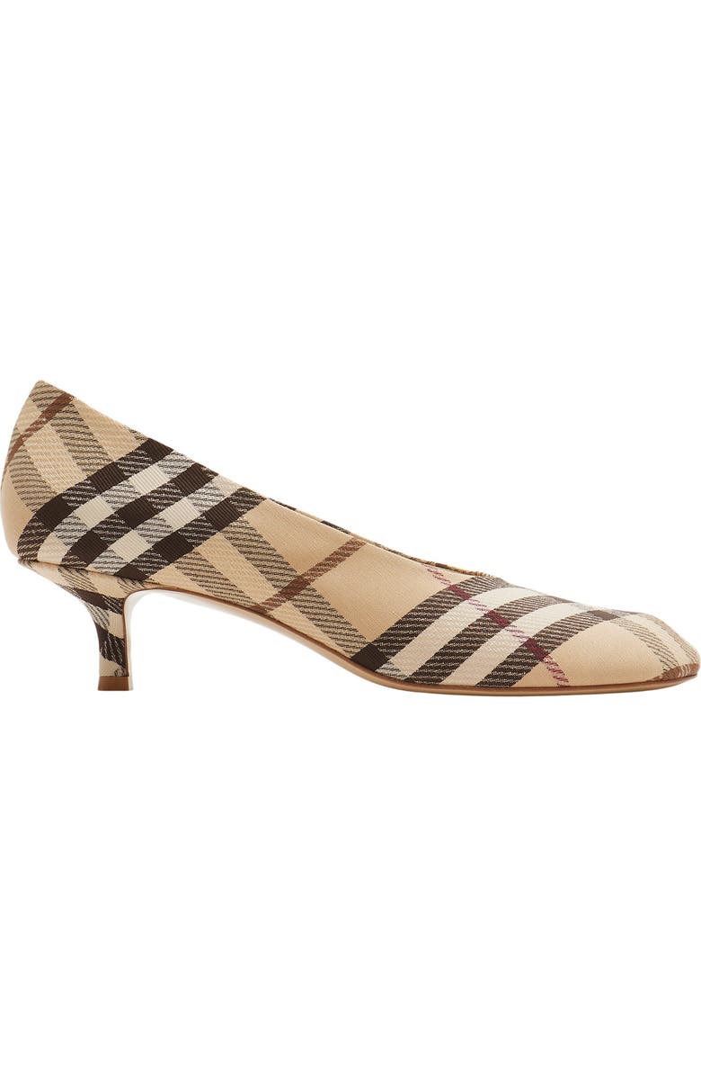 Burberry Check Baby Low Pumps, Main, color,