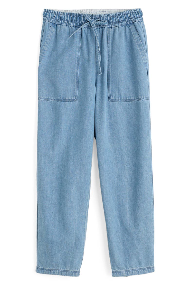 Sholl Drawstring Denim Pants, Alternate, color, LIGHT WASH