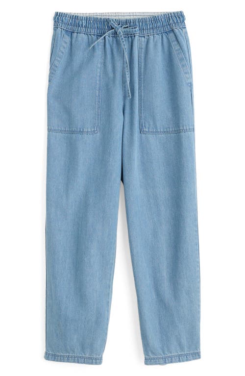 Shop Seasalt Cornwall Sholl Drawstring Denim Pants In Light Wash