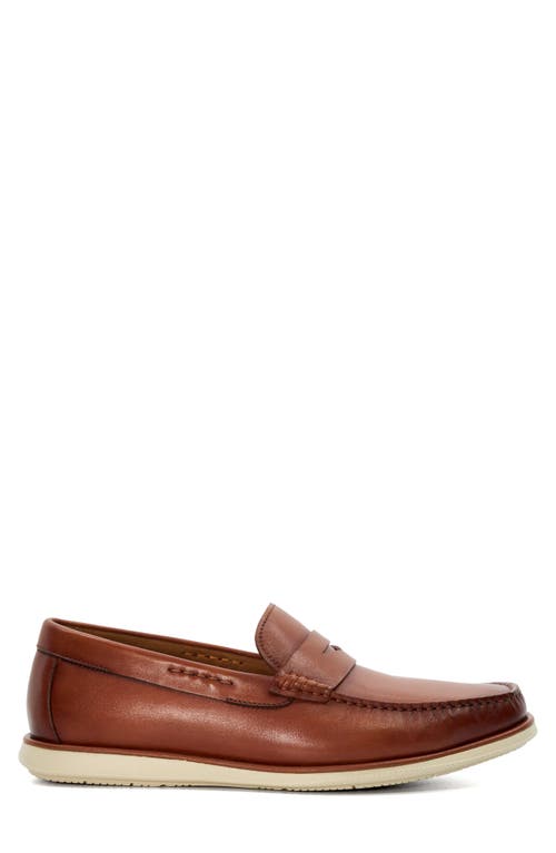 Dune London Berkly Penny Loafer In Brown