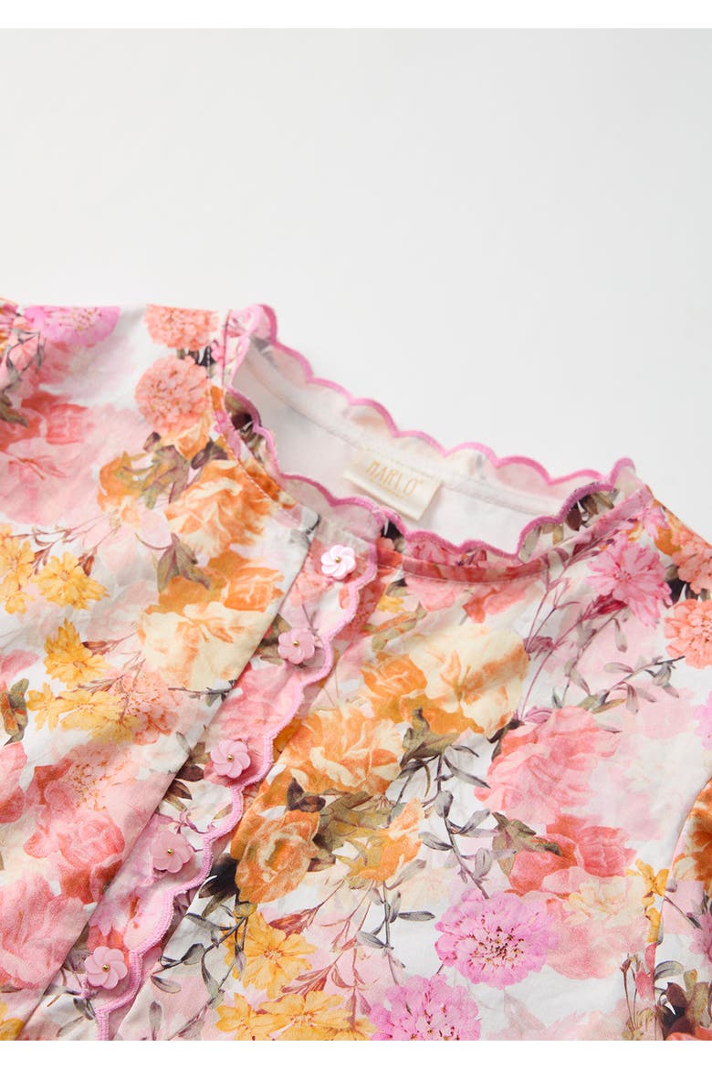 Alessia Cotton Sleeve Top, Alternate, color, Floral