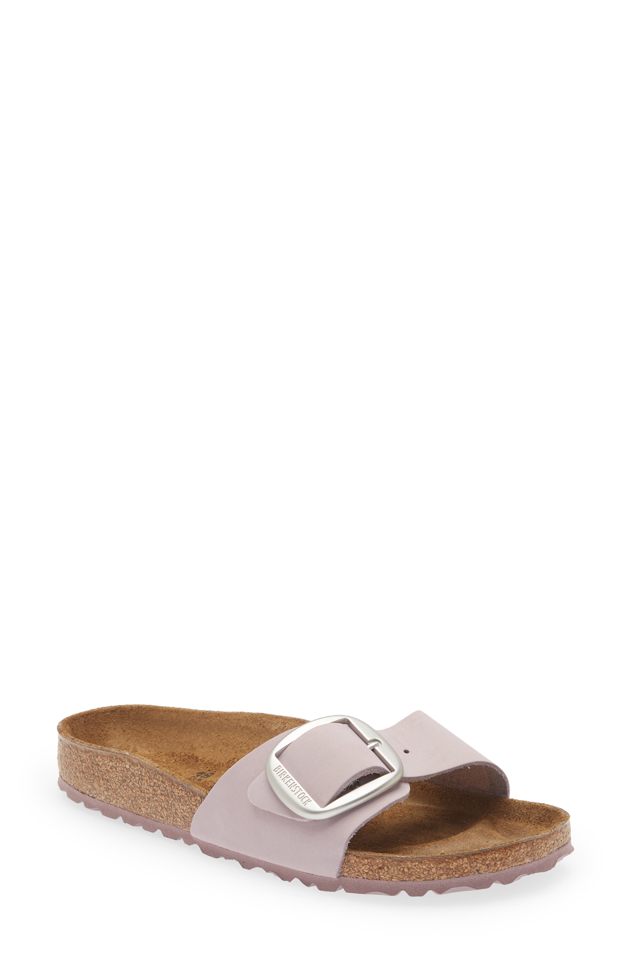 Birkenstock Madrid Big Buckle Slide Sandal, Main, color, 