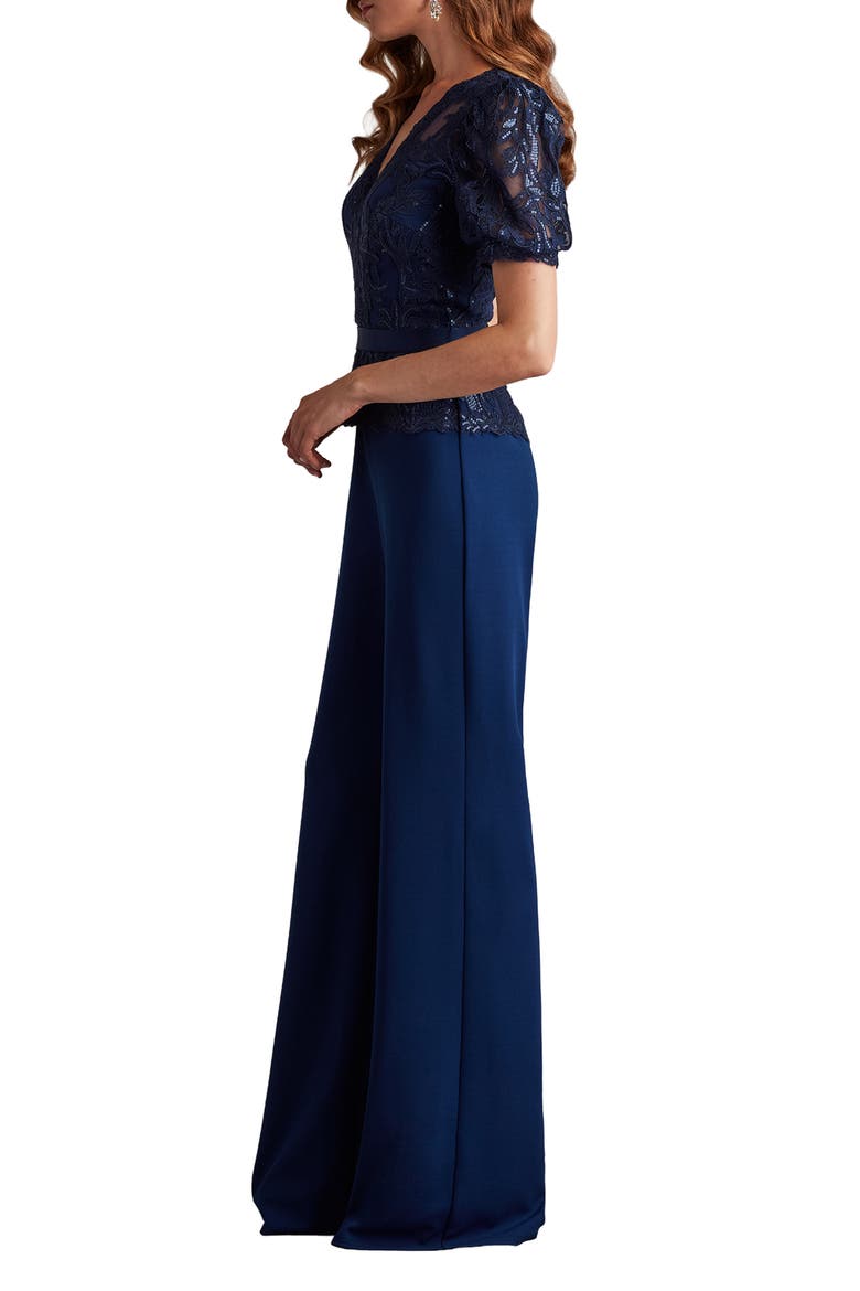 Beaded Bodice Jumpsuit, Alternate, color, MIDNIGHT